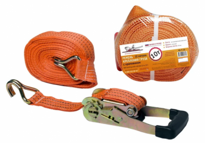 Стяжной ремень 10/20т, 75мм, 6 метров (полиэстер)