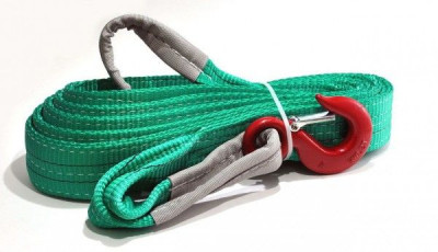 Буксировочная стропа до 10т, 9 метров (крюк-петля)